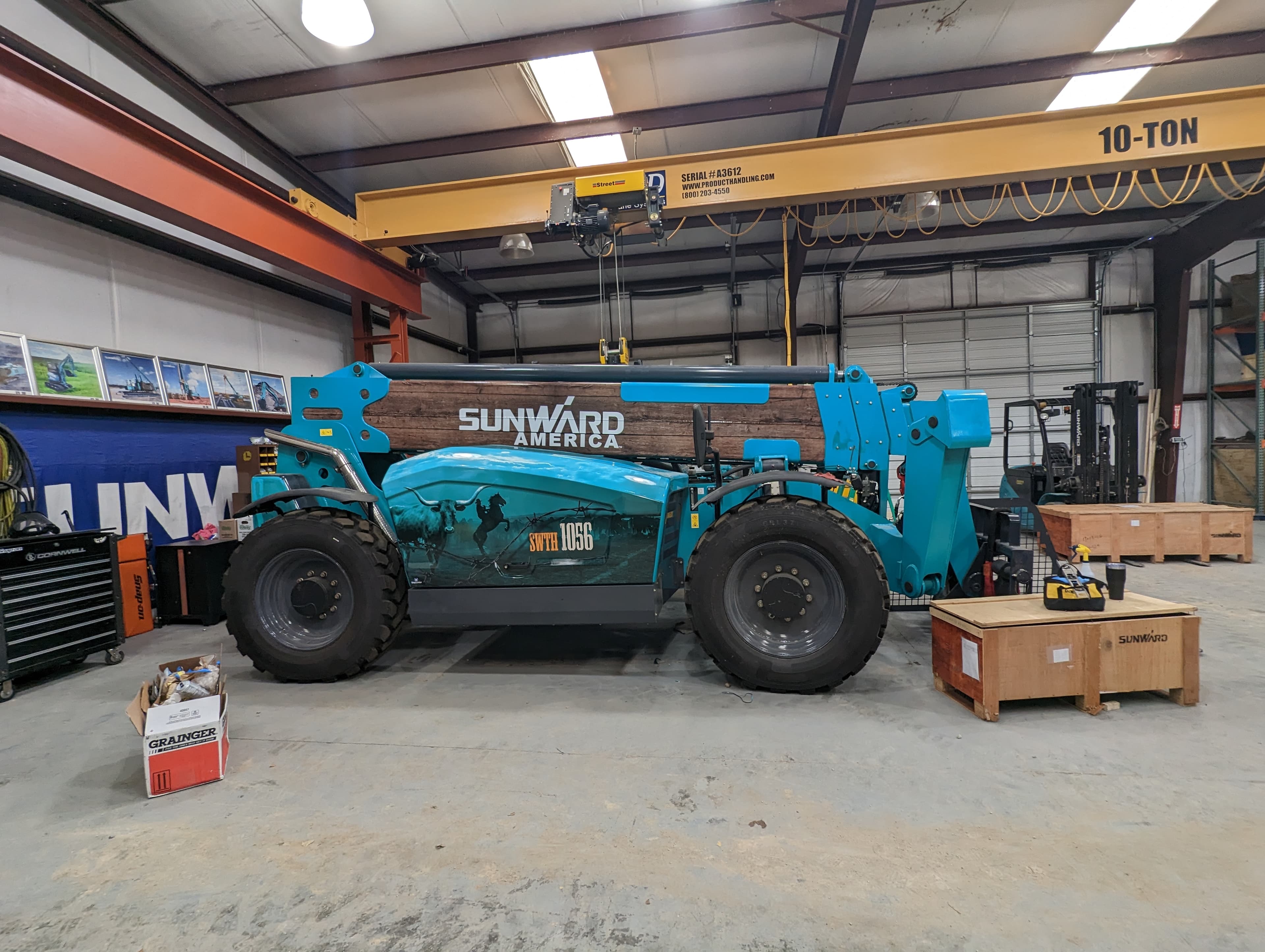 Heavy equipment wrap by WrapMasters