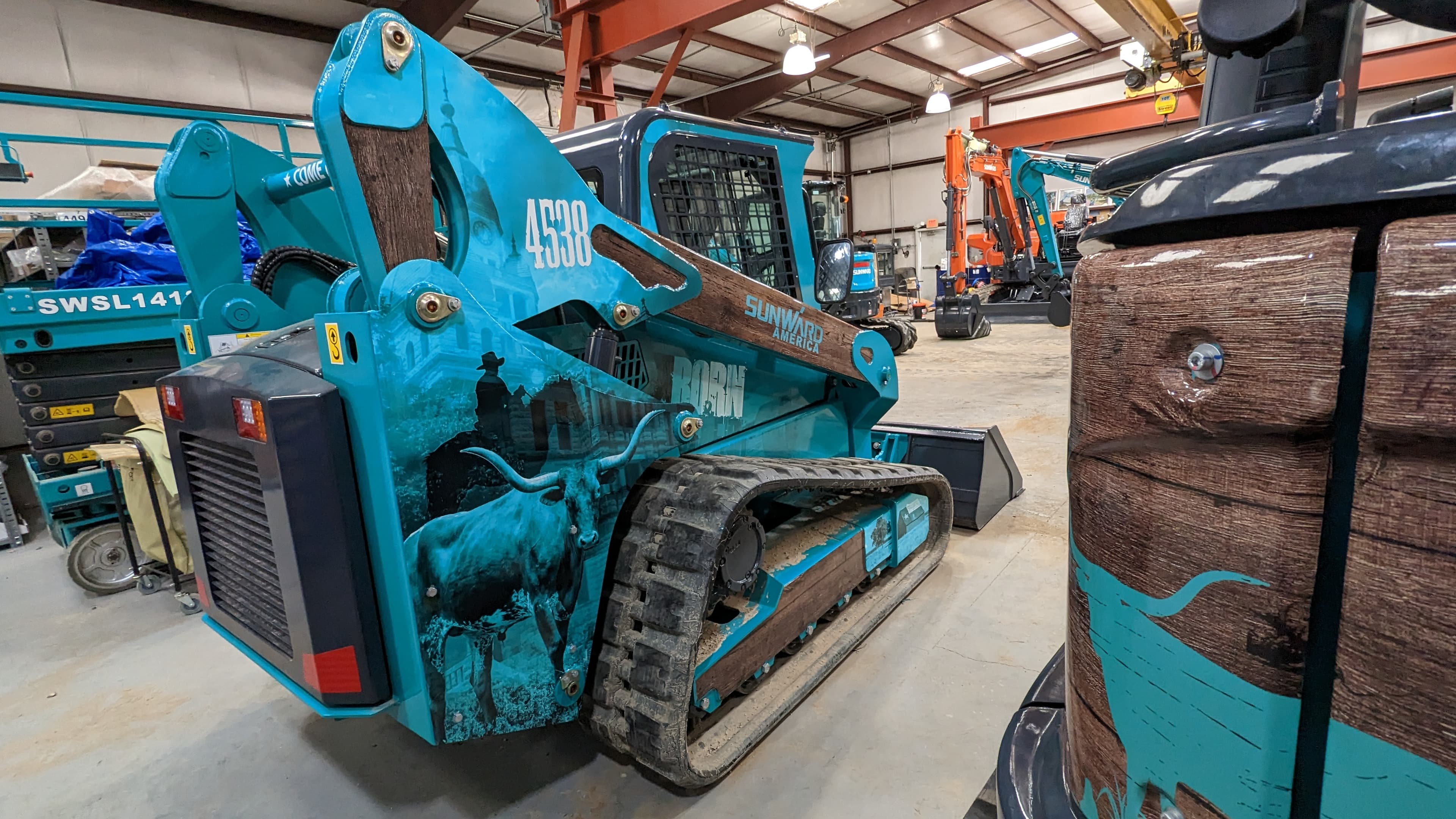 Industrial equipment vinyl wrap by WrapMasters