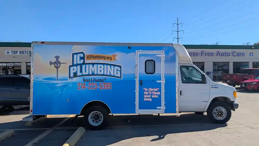 IC Plumbing van wrap by WrapMasters