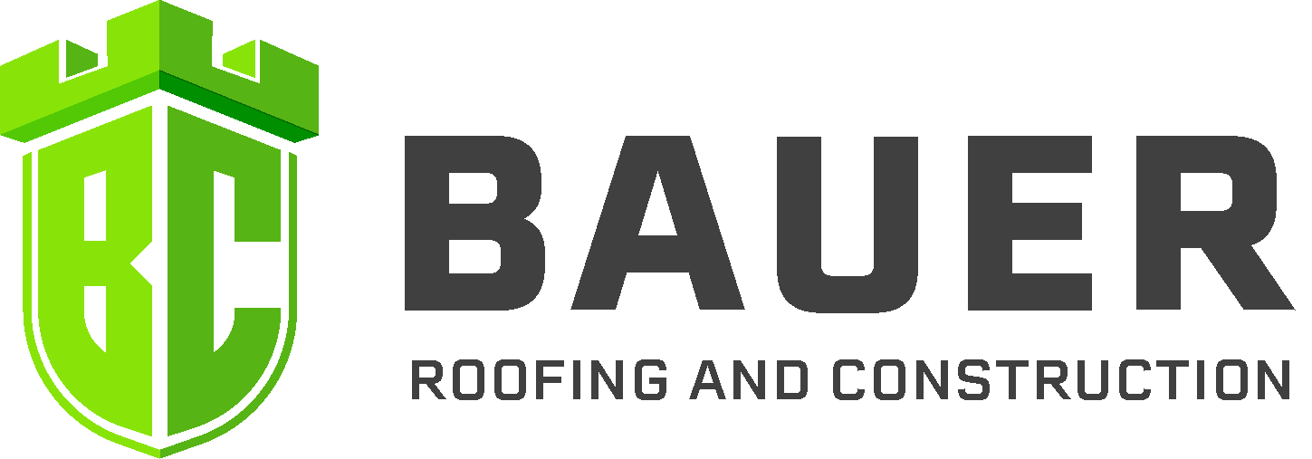 Bauer Roofing and Construction logo designed by WrapMasters