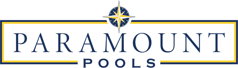 Paramount Pools logo designed by WrapMasters