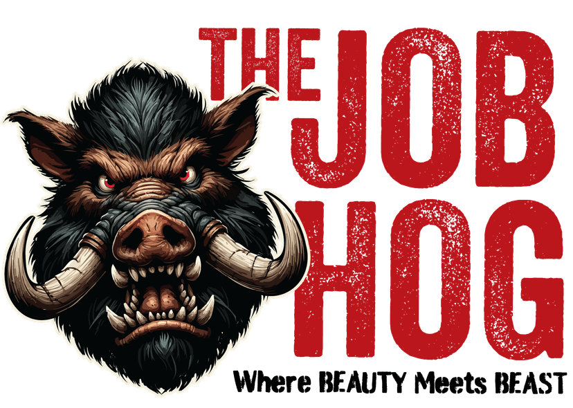 The Job Hog epoxy flooring logo designed by WrapMasters