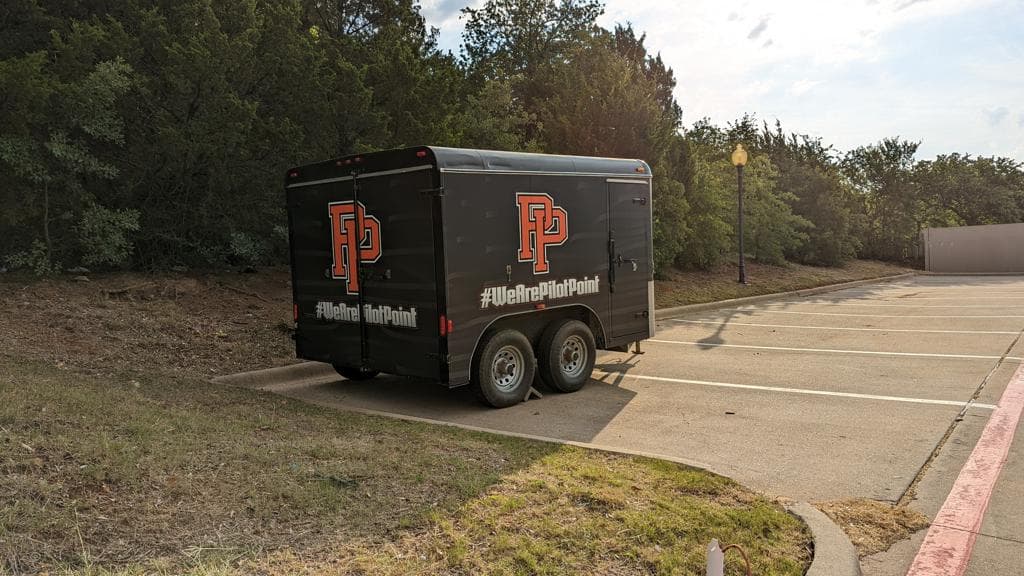 Pilot Point ISD WeArePilotPoint trailer wrap by WrapMasters